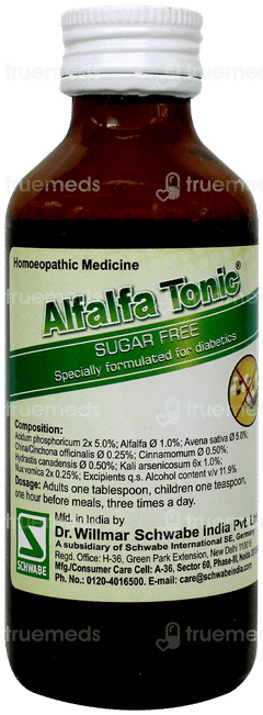 Dr Willmar Schwabe Alfalfa Sugar Free Tonic 100ml Dr Willmar Schwabe Alfalfa Sugar Free Tonic 100ml