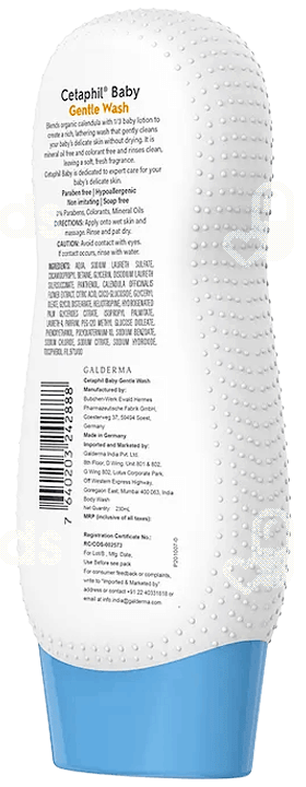 Cetaphil Baby With Organic Calendula Gentle Wash 230Ml