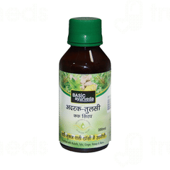 Basic Ayurveda Adrak Tulsi Cough Syrup 200 ML