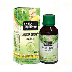 Basic Ayurveda Adrak Tulsi Cough Syrup 200 ML