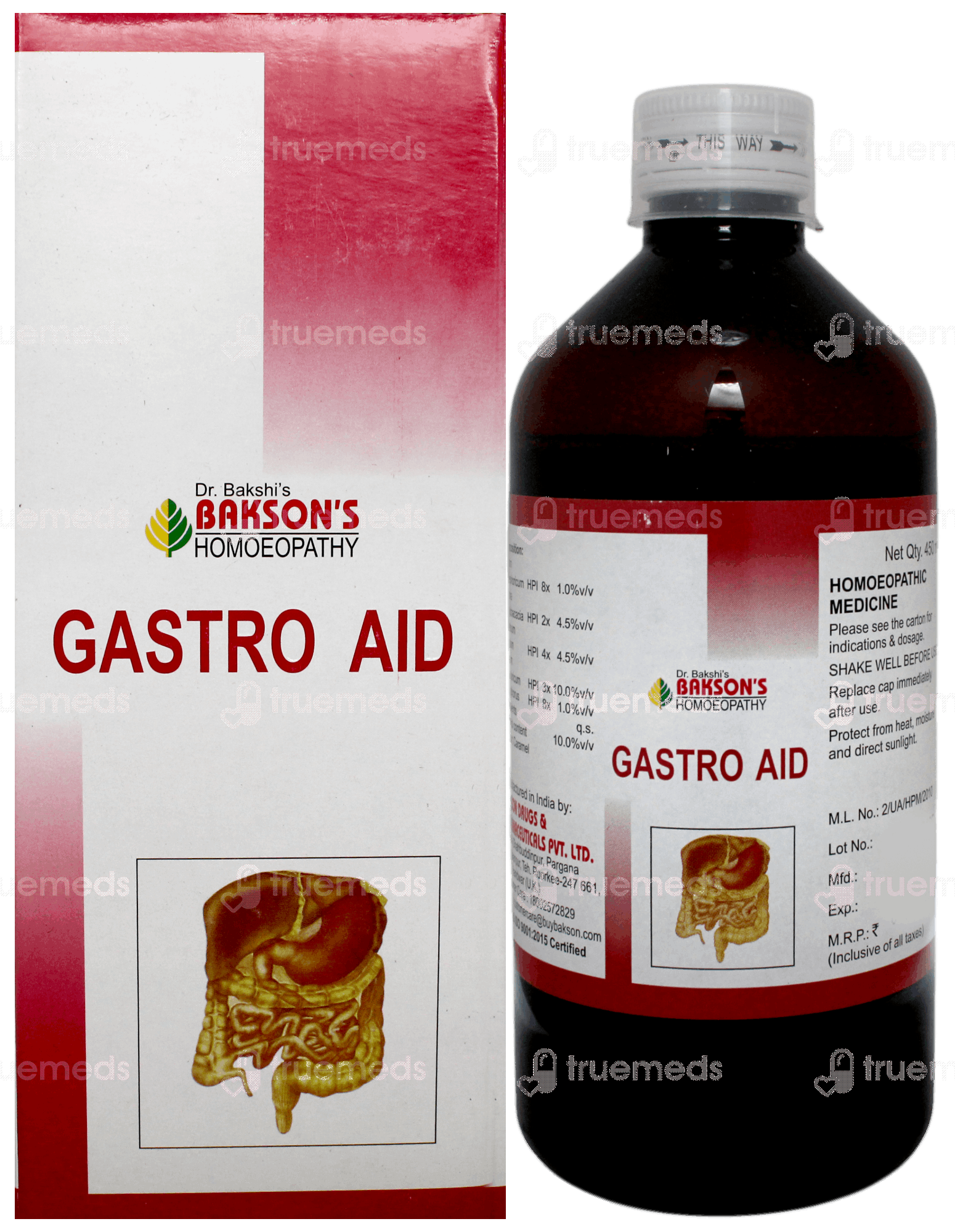 Baksons Gastro Aid 450Ml