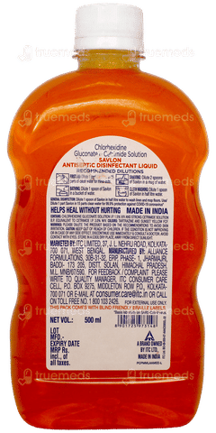 Savlon Antiseptic Disinfectant Liquid 500Ml Savlon Antiseptic Disinfectant Liquid 500Ml