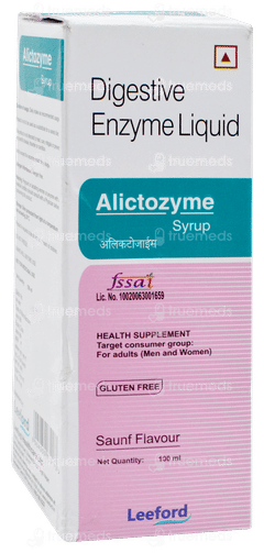 Alictozyme Saunf Flavour Syrup 100ml