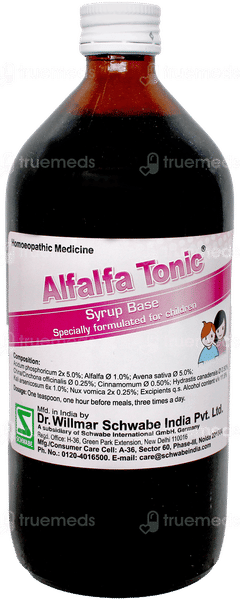 Dr Willmar Schwabe Alfalfa Tonic 500ml