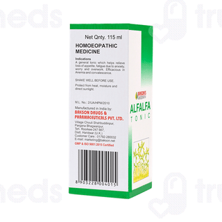 Baksons Alfalfa Tonic 115 ML