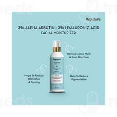 Rejusure Alpha Arbutin 2 % And Hyaluronic Acid 2 % Facial Moisturizer Liquid 50 ML