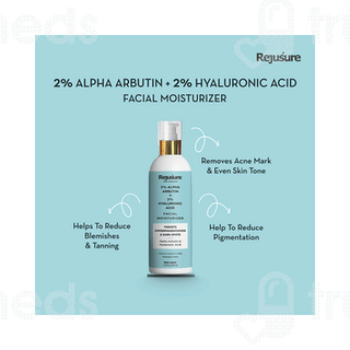 Rejusure Alpha Arbutin 2 % And Hyaluronic Acid 2 % Facial Moisturizer Liquid 50 ML