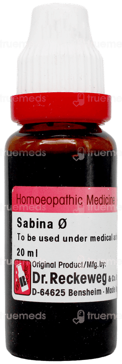 Dr Reckeweg Sabina Q Mother Tincture 20 Ml