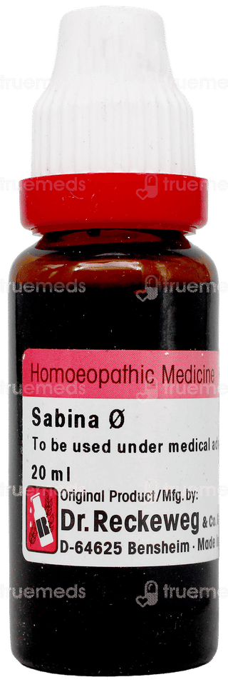 Dr Reckeweg Sabina Q Mother Tincture 20 Ml