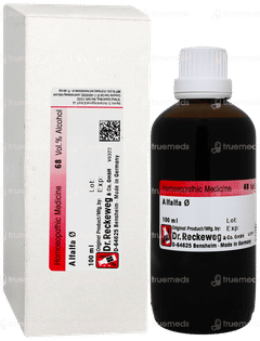 Dr Reckeweg Alfalfa Q Mother Tincture 100ml