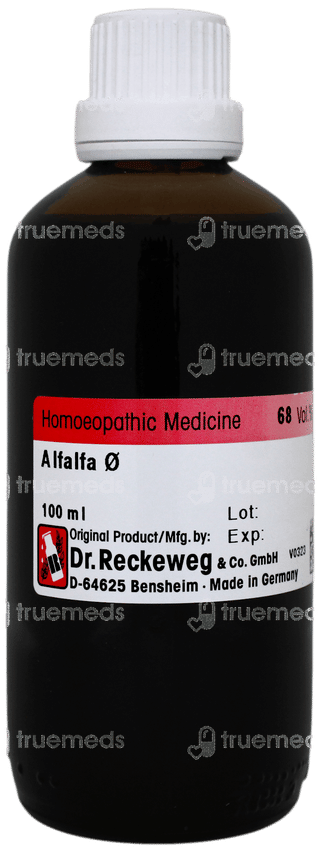Dr Reckeweg Alfalfa Q Mother Tincture 100ml