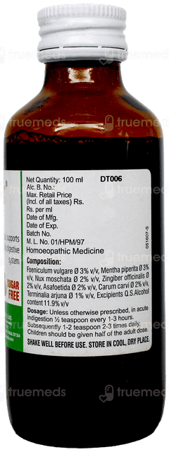 Dr Willmar Schwabe Dizester Sugar Free Tonic 100Ml