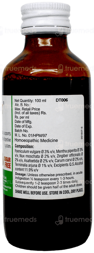 Dr Willmar Schwabe Dizester Sugar Free Tonic 100Ml