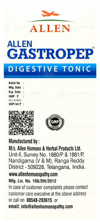 Allen Gastropep Digestive Tonic 500ml