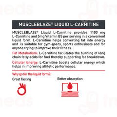 Muscleblaze L Carnitine Orange Flavour Liquid 450Ml