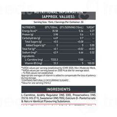 Muscleblaze L Carnitine Orange Flavour Liquid 450Ml