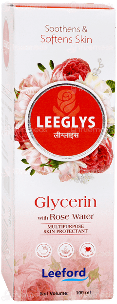 Leeglys Glycerin With Rose Water 100ml Leeglys Glycerin With Rose Water 100ml