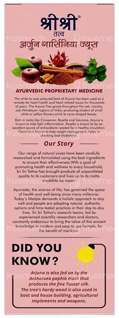 Sri Sri Tattva Arjuna Garcinia No Added Sugar Juice 1 L