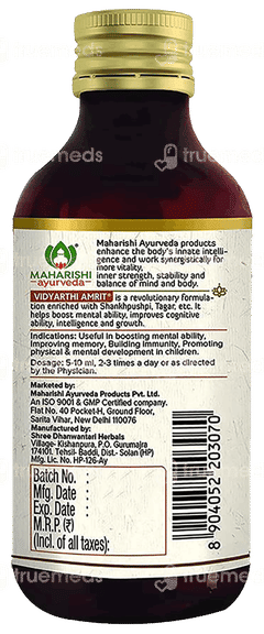 Maharishi Ayurveda Vidyarthi Amrit 200ml
