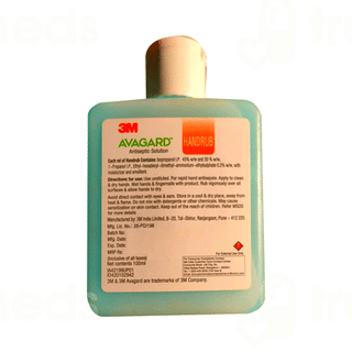 3m Avagard Handrub Antiseptic Hand Sanitizer Solution  100 ML