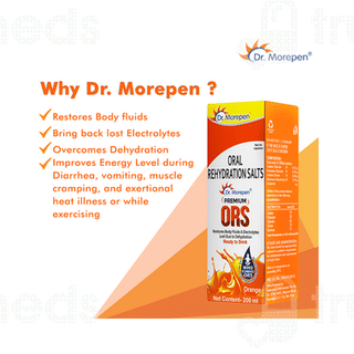 Dr Morepen Premium Ors Orange Ready To Drink 200ml