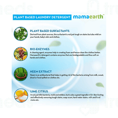 Mamaearth Plant Based Laundry Detergent For Babies Liquid 200 ML