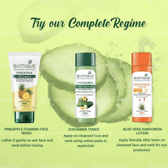 Biotique Cucumber Pore Tightening Refreshing Toner 120Ml Biotique Cucumber Pore Tightening Refreshing Toner 120Ml