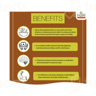 Sandu Ashwagandharishta Liquid 200 Ml