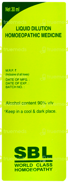 Sbl Jaborandi 30c Dilution 30ml