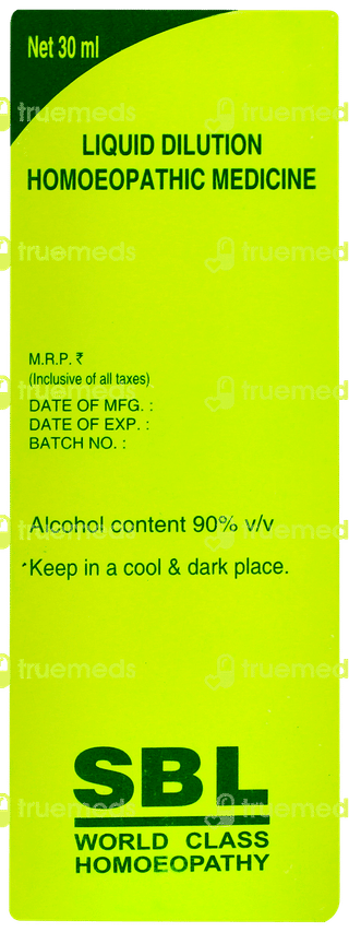 Sbl Jaborandi 30c Dilution 30ml