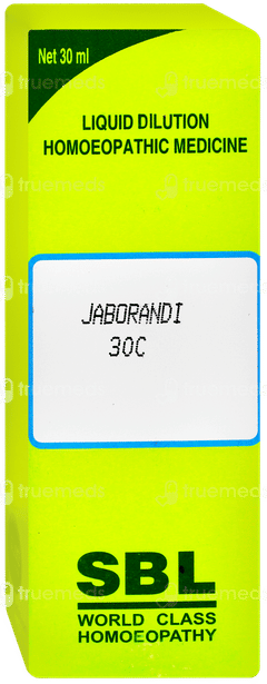 Sbl Jaborandi 30c Dilution 30ml
