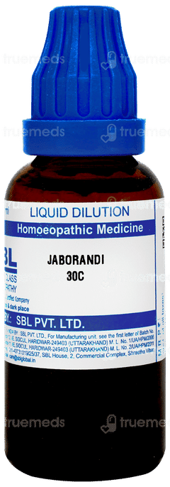 Sbl Jaborandi 30c Dilution 30ml