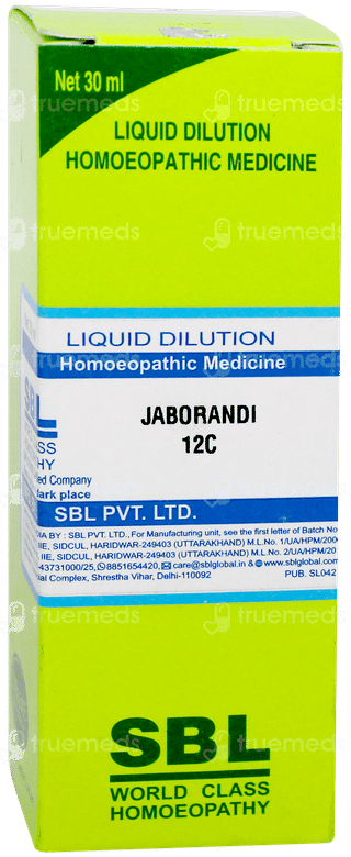 Sbl Jaborandi 12 C Dilution 30 ML