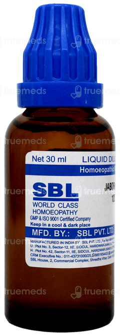 Sbl Jaborandi 12 C Dilution 30 ML