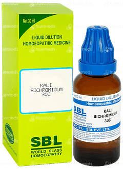 Sbl Kali Bichromicum 30c Dilution 30ml Sbl Kali Bichromicum 30c Dilution 30ml