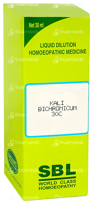 Sbl Kali Bichromicum 30 C Dilution 30 ML