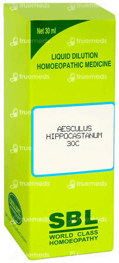 Sbl Aesculus Hippocastanum 30c Dilution 30ml