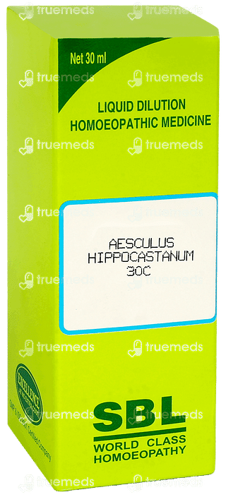 Sbl Aesculus Hippocastanum 30 C Dilution 30 ML