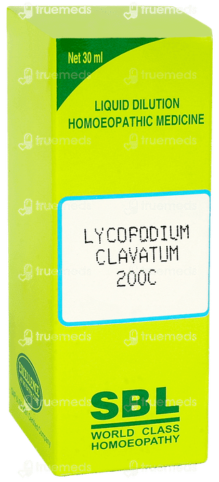 Sbl Lycopodium Clavatum 200c Dilution 30ml