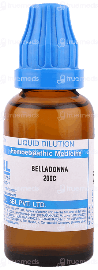 Sbl Belladonna 200 C Dilution 30 ML