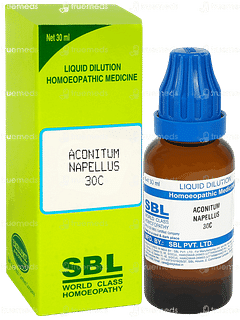 Sbl Aconitum Napellus 30c Dilution 30ml Sbl Aconitum Napellus 30c Dilution 30ml