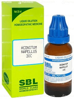 Sbl Aconitum Napellus 30 C Dilution 30 ML