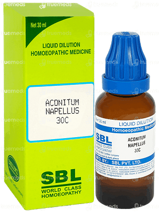 Sbl Aconitum Napellus 30 C Dilution 30 ML