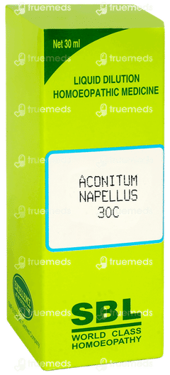 Sbl Aconitum Napellus 30c Dilution 30ml
