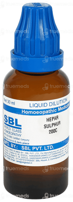 Sbl Hepar Sulphur 200c Dilution 30ml