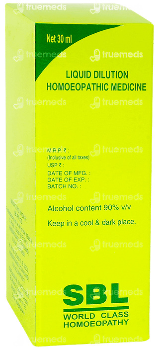 Sbl Antimonium Tartaricum 30c Dilution 30ml