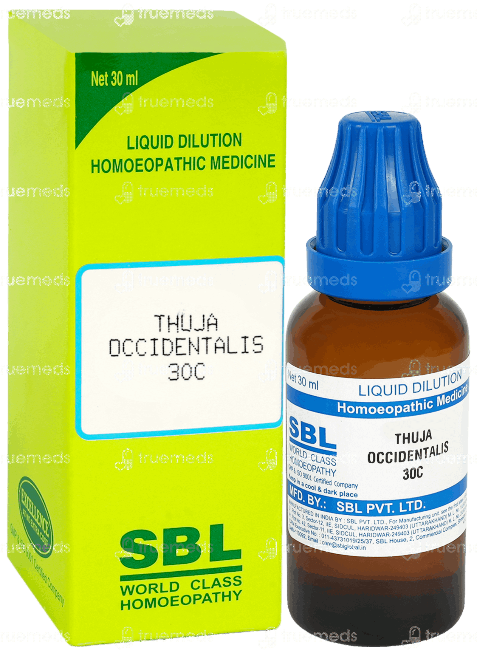 Sbl Thuja Occidentalis 30 C Dilution 30 Ml - Uses, Side Effects, Dosage,  Price | Truemeds
