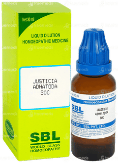 Sbl Justicia Adhatoda 30c Dilution 30ml