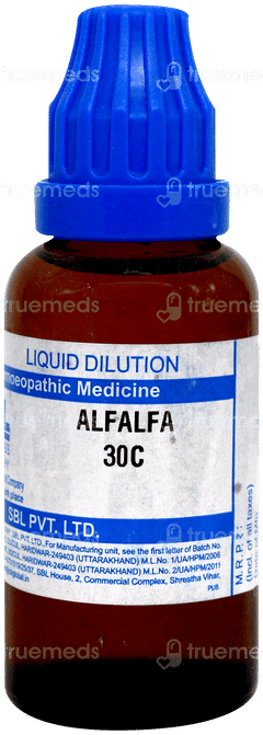 Sbl Alfalfa 30C Dilution 30Ml