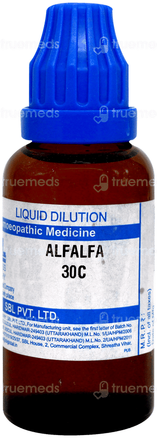 Sbl Alfalfa 30C Dilution 30Ml